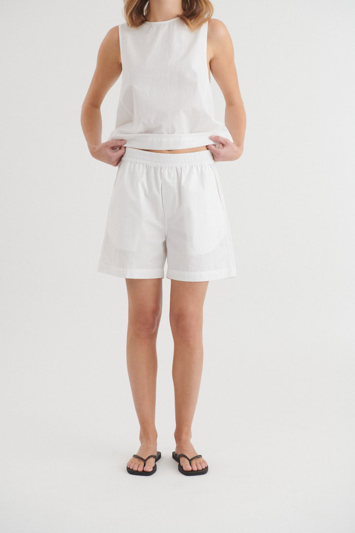 Basic Apparel Silje Shorts Shorts 423 Bright White